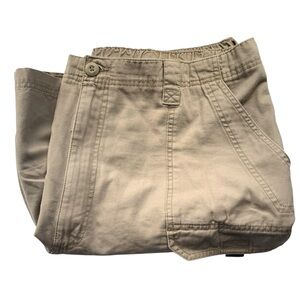 Wrangler Mens Tan Cargo Shorts Relaxed Fit Comfortable Size 44